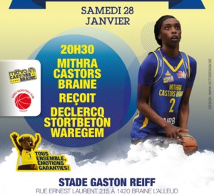 Live TV - Mithra Castors Braine vs Declercq Stortbeton Waregem