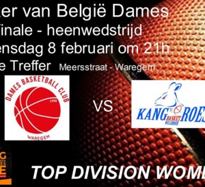 Coupe de Belgique - Les dates de Waregem/Kangoeroes sont connues