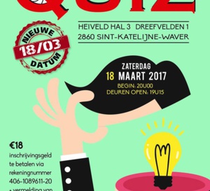 Nouvelle date pour le Quizz annuel de SKW, le 18 mars !