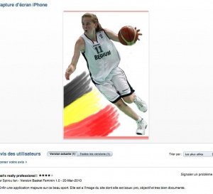 Basketfeminin.com en Application IPhone
