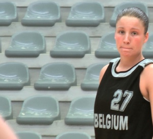 Marjorie Carpréaux sous le maillot de Villeneuve d'Ascq