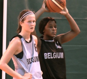 La Belgique face aux championnes d'Europe
