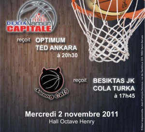Eucoupe FIBA - Les Young Cats s'imposent à Namur