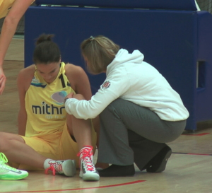Amandine Halin, out pour le restant de la saison