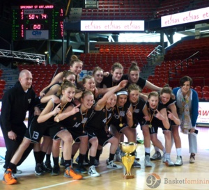 Finales AWBB/VBL - Le trophée cadettes pour SKW