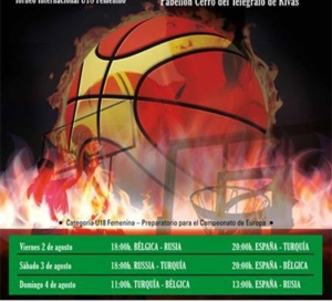 Tournoi international de Rivas U18 - La Belgique 4e