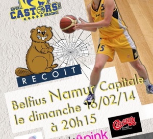 Live TV - Castors Braine / Belfius Namur (dès 20h00)
