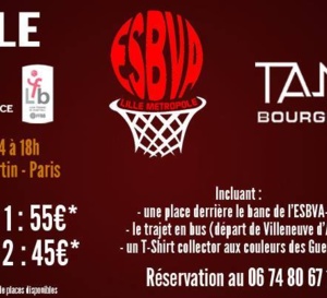 Avec Emma Meesseman et l'ESBVA en finale de la Coupe de France