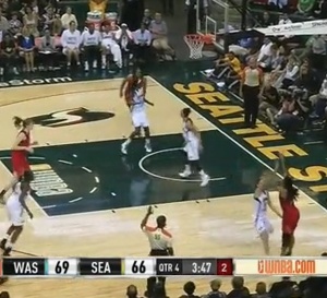 WNBA - Washington Mystics battu après prolongation à Seattle 89-86