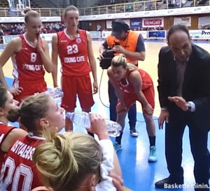 Eurocup - Les Young Cats ont tenu une mi-temps, battues à PEAC-Pecs 81 à 52