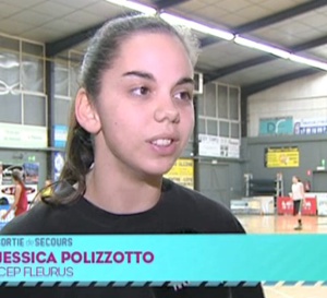 TV - Un coup de zoom sur Jessica Polizzotto (CEP Fleurus) avec Télé Sambre