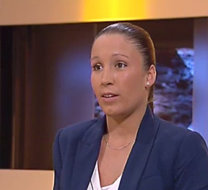 Eurocup Final - Marjorie Carpréaux sur le plateau de Télé Mons Borinage