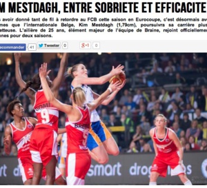 Kim Mestdagh (Castors Braine) rejoint Charleville-Mézières