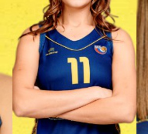La Russe Anastasia Logunova, 24 ans, 1m92 à Castors Braine