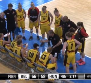 Euro U20 - Belle victoire contre la Hongrie 69-62 pour les Belges