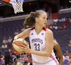 Emma Meesseman a clôturé sa troisième saison en WNBA avec Washington Mystics
