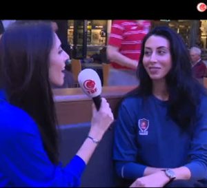 TV - Entretien avec Zoe Dimitrakou (Agu Spor) prochain adversaire de Mithra Castors Braine