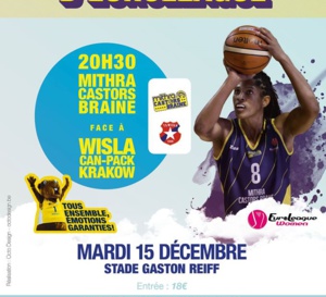 LIVE TV - Euroleague - Mithra Castors Braine vs Wisla Cracovie (Pol)