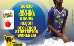 Live TV - Mithra Castors Braine vs Declercq Stortbeton Waregem
