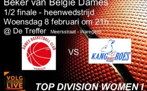 Coupe de Belgique - Les dates de Waregem/Kangoeroes sont connues
