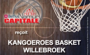 Live TV - Belfius Namur face à Kangoeroes Willebroek (20h30)