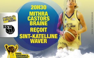 LIVE TV - Play-off - Mithra Castors Braine vs Sint-Katelijne-Waver
