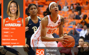 Briana Day, une intérieure US d'1m95 à Belfius Namur