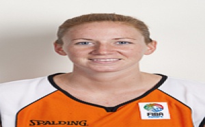 Emmelie Geraedts avec l'équipe nationale des Pays-Bas