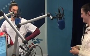 Anne-Sophie Strubbe et Jana Raman sur MNM Anne-Sophie Strubbe et Jana Raman sur MNM