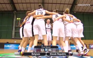 Euro U16 - Première victoire de la Belgique, 63-46 contre la Slovaquie Euro U16 - Première victoire de la Belgique, 63-46 contre la Slovaquie