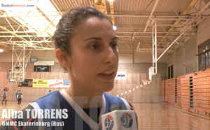 TV - Alba Torrens et Sandrine Gruda (Eka) en préface de la Super Coupe d'Europe