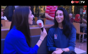 TV - Entretien avec Zoe Dimitrakou (Agu Spor) prochain adversaire de Mithra Castors Braine