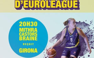 TV Live - Euroligue - Mithra Castors Braine vs Uni Girona (Esp)