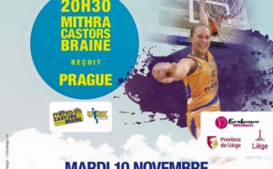 Euroleague - Clap 5e - Face à l'USK Prague, champion d'Europe, mardi à Liège