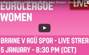 LIVE TV - Euroleague - Mithra Castors Braine vs Agu Spör (Tur) - 68-64