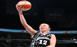 Ann Wauters et San Antonio Silver Stars en tête de la WNBA Ann Wauters et San Antonio Silver Stars en tête de la WNBA